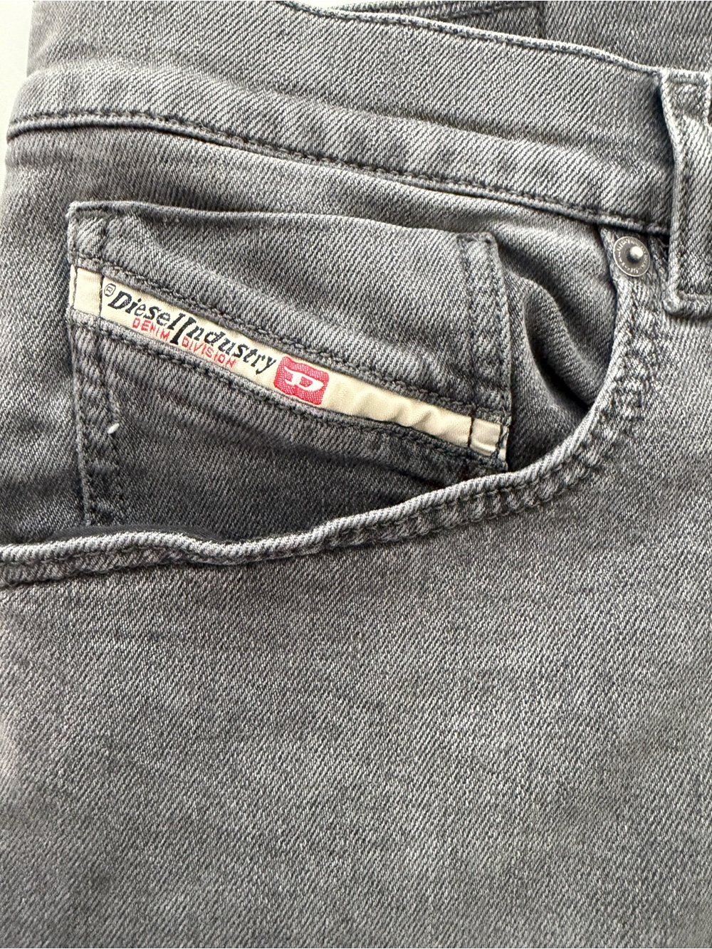 Diesel Industry Men’s Grey Denim Jeans W 36